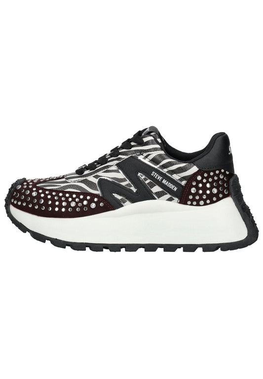 Steve Madden Sneaker Lederimitat/Textil Zebra