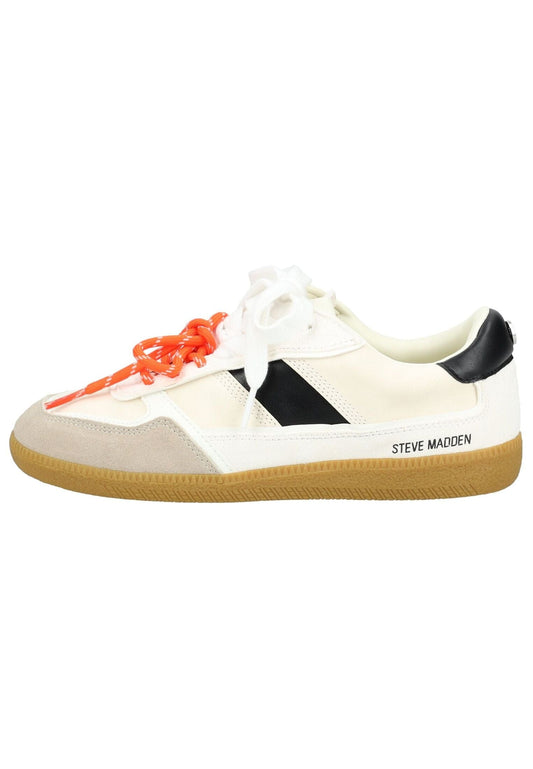 Steve Madden Sneaker Lederimitat Weiß/Schwarz