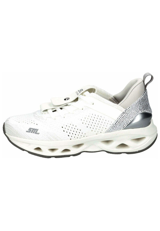 Steve Madden Sneaker Mesh Weiß/Silber