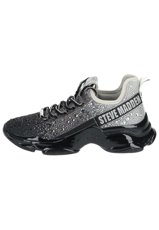 Steve Madden Sneaker Textil Schwarz/Silber