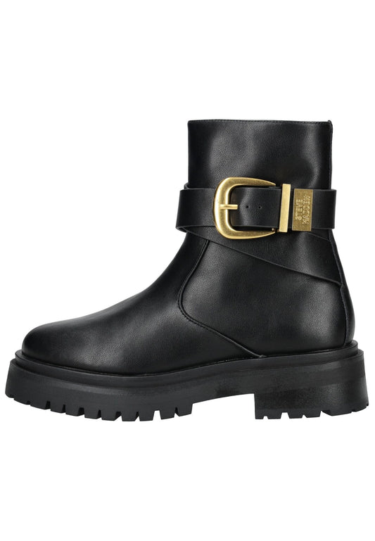 Steve Madden Stiefelette Leder Schwarz/Gold
