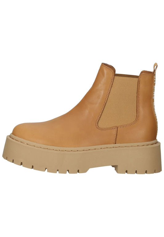 Steve Madden Stiefelette Leder/Textil Camel