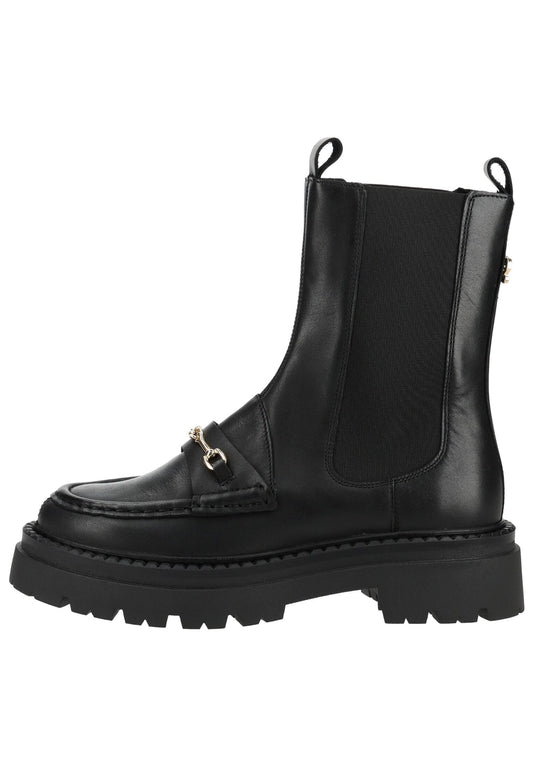 Steve Madden Stiefelette Leder/Textil Schwarz