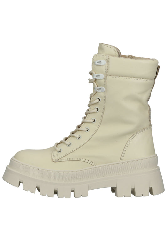 Steve Madden Stiefelette Leder Weiß Warmfutter