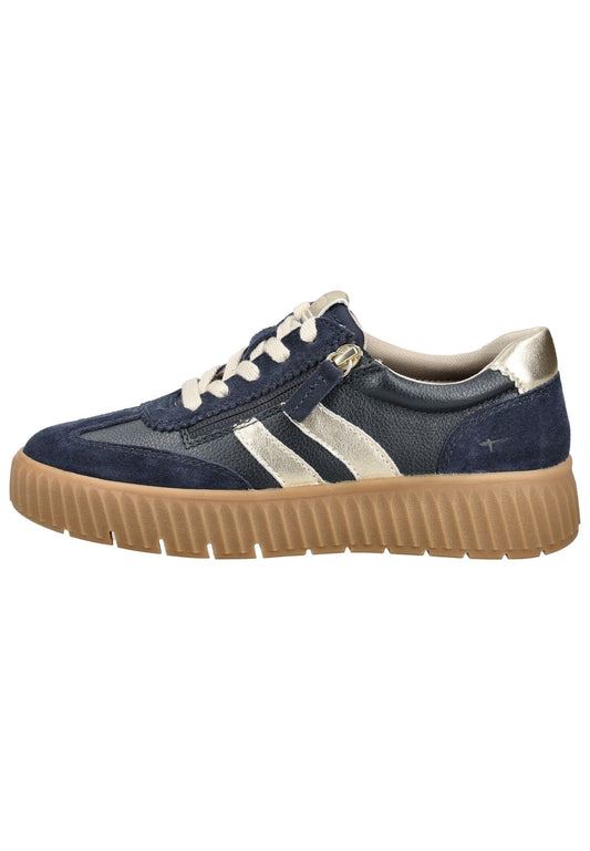Tamaris Comfort Sneaker Veloursleder/Textil Navy