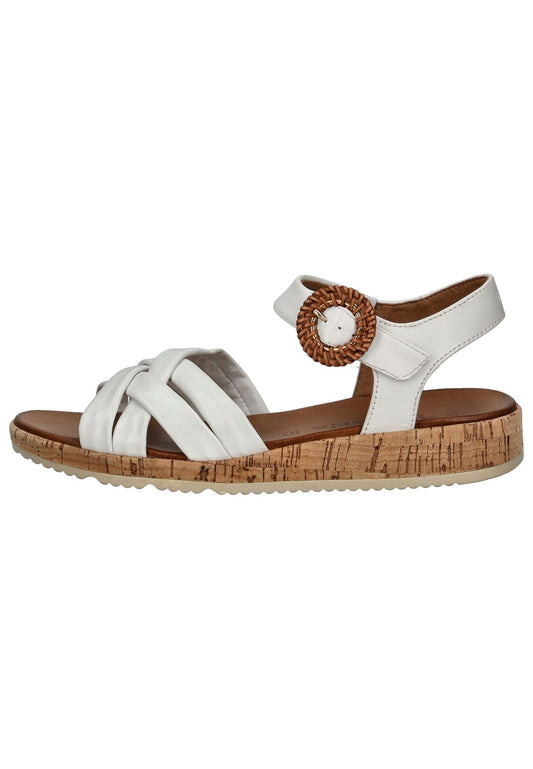 Tamaris Sandalen Leder Weiß