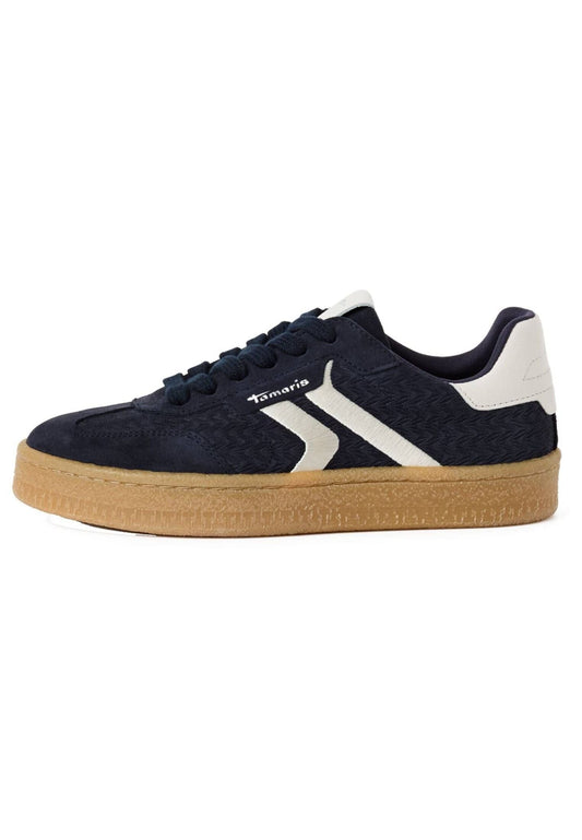 Tamaris Sneaker Veloursleder Navy