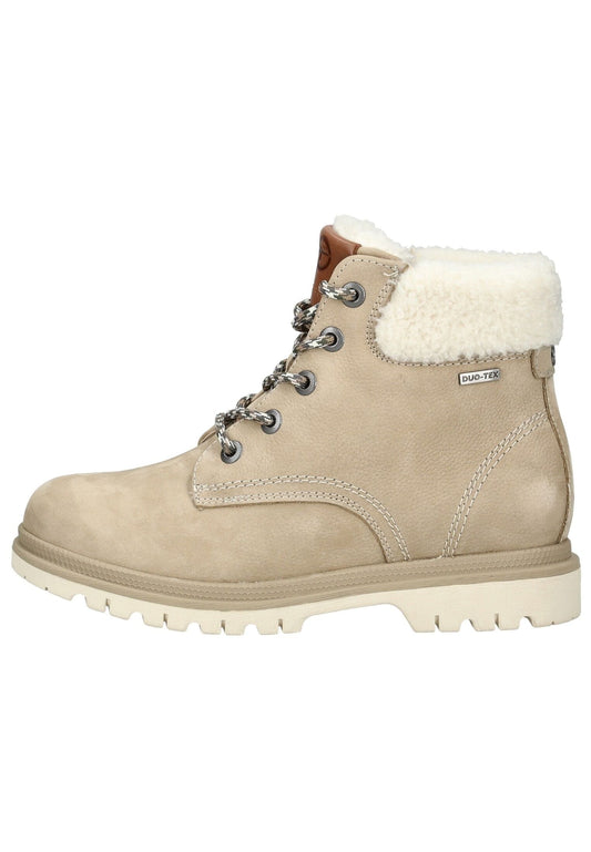 Tamaris Stiefelette Leder/Textil Antelope Warmfutter