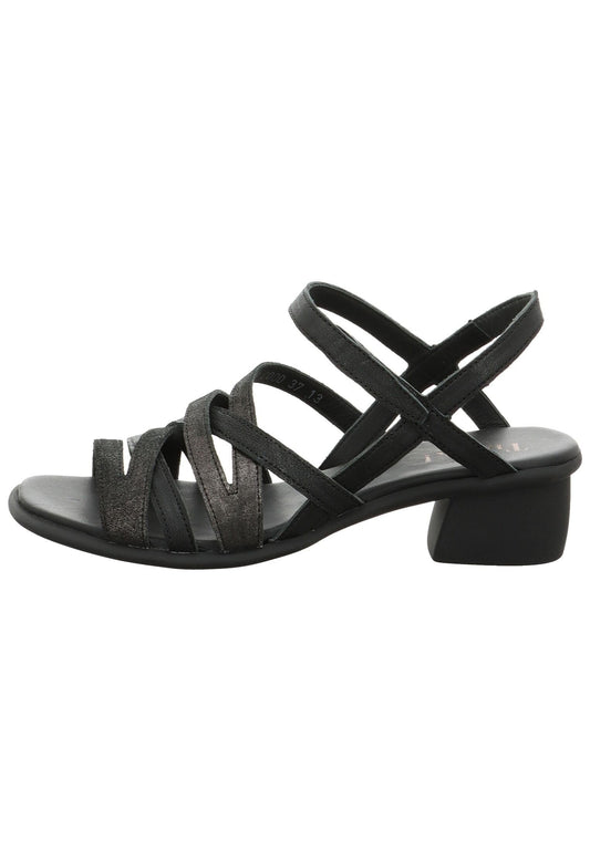 Think! Sandalen Leder Schwarz Kombi