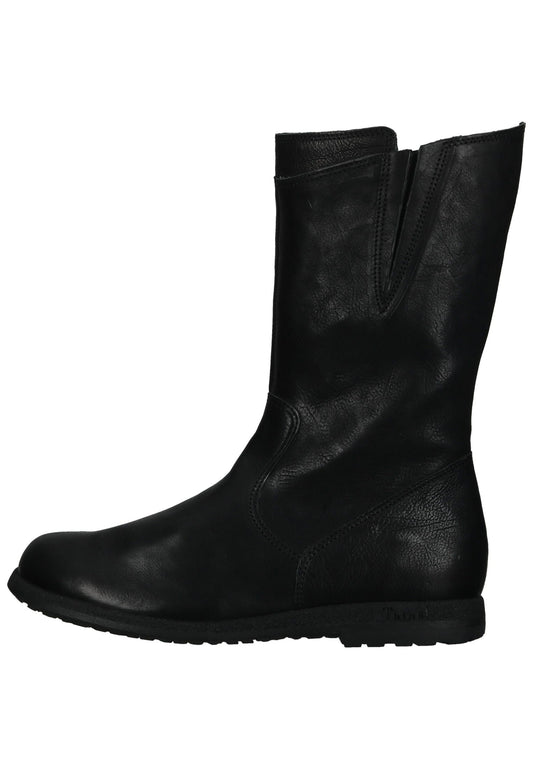 Think! Stiefel Nappaleder Schwarz