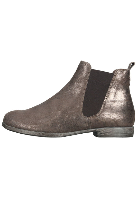 Think! Stiefelette Leder/Textil Taupe
