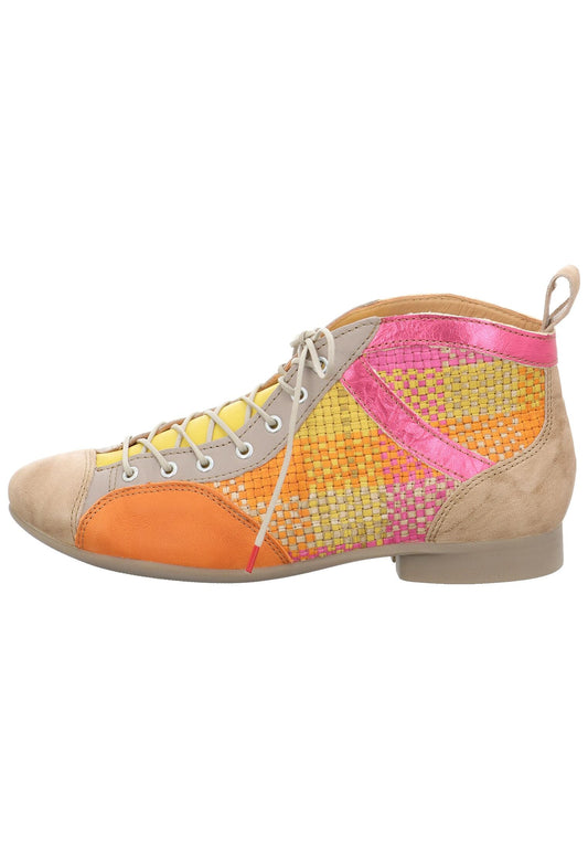 Think! Stiefelette Nappaleder Fuchsia