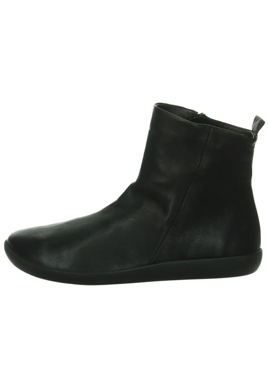 Think! Stiefelette Nappaleder Schwarz Warmfutter