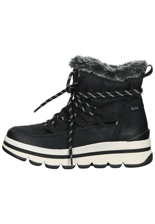 Tom Tailor Stiefelette Textil Schwarz Warmfutter