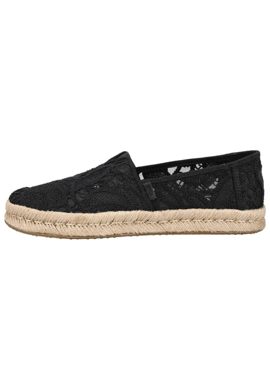 TOMS Halbschuhe Textil Schwarz