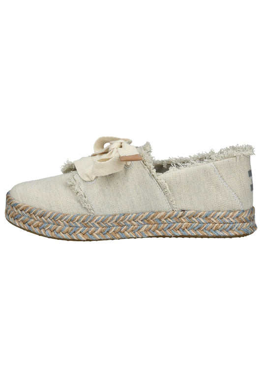 TOMS Halbschuhe Textil Weiß/Beige