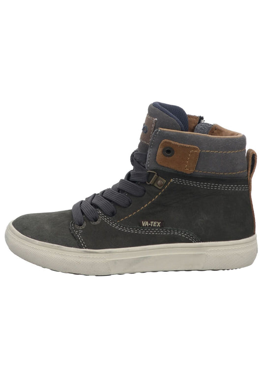VADO Sneaker Leder Dunkelgrau Warmfutter