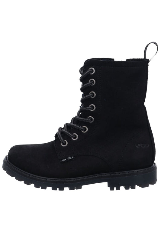 VADO Stiefelette Leder Schwarz Warmfutter