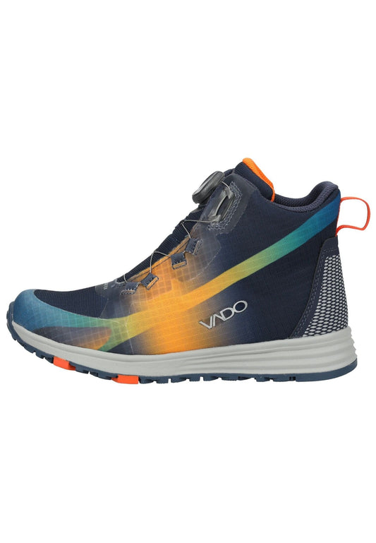 VADO Stiefelette Mesh Blau Warmfutter