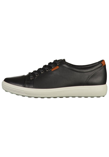 ecco Sneaker Leder Schwarz - surf4shoes