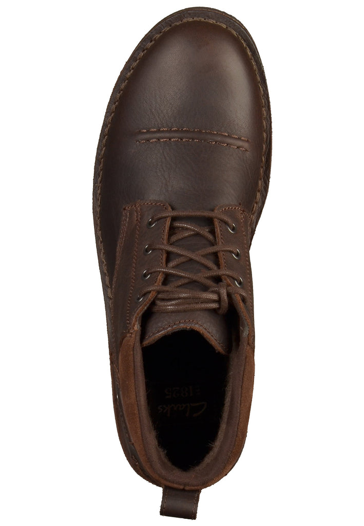 Clarks Stiefelette Leder Braun - surf4shoes