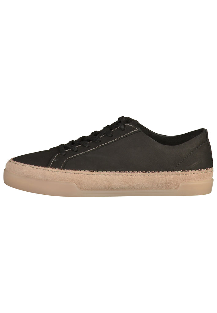 Clarks Sneaker Leder Schwarz - surf4shoes