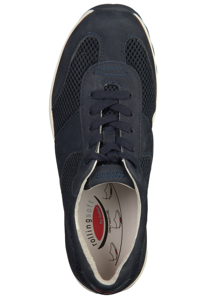 Gabor Sneaker Nubukleder/Textil Dunkelblau - surf4shoes