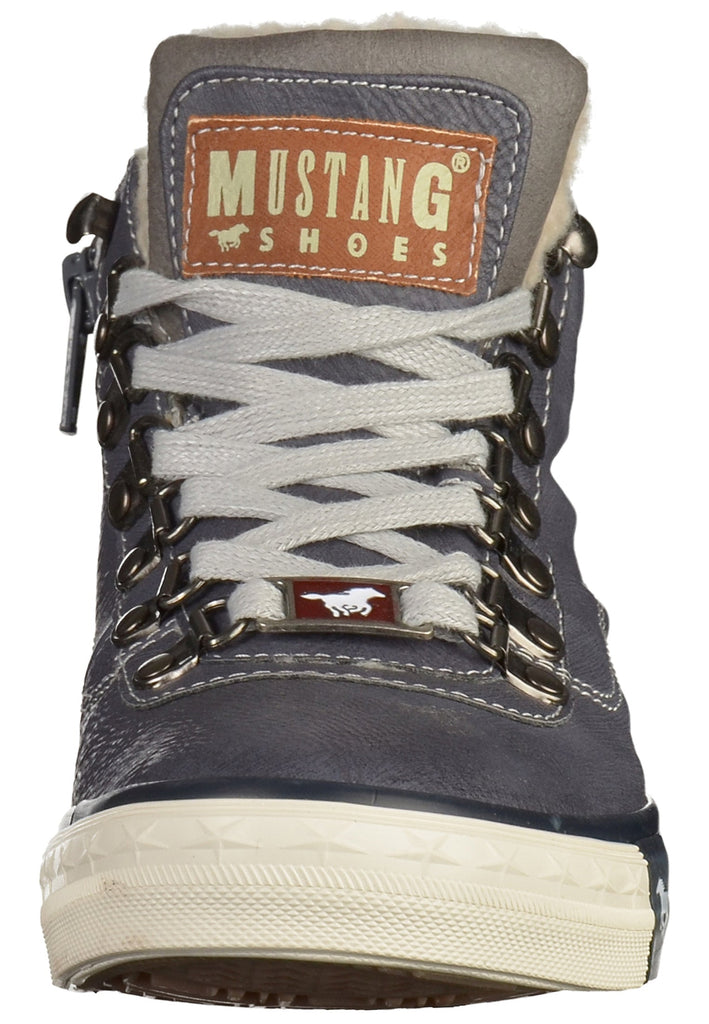 Mustang Sneaker Lederimitat Navy - surf4shoes