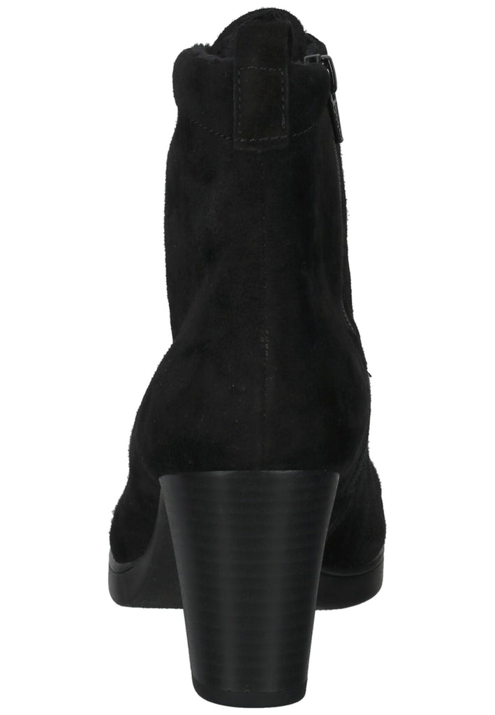 Gabor Stiefelette Leder Schwarz - surf4shoes