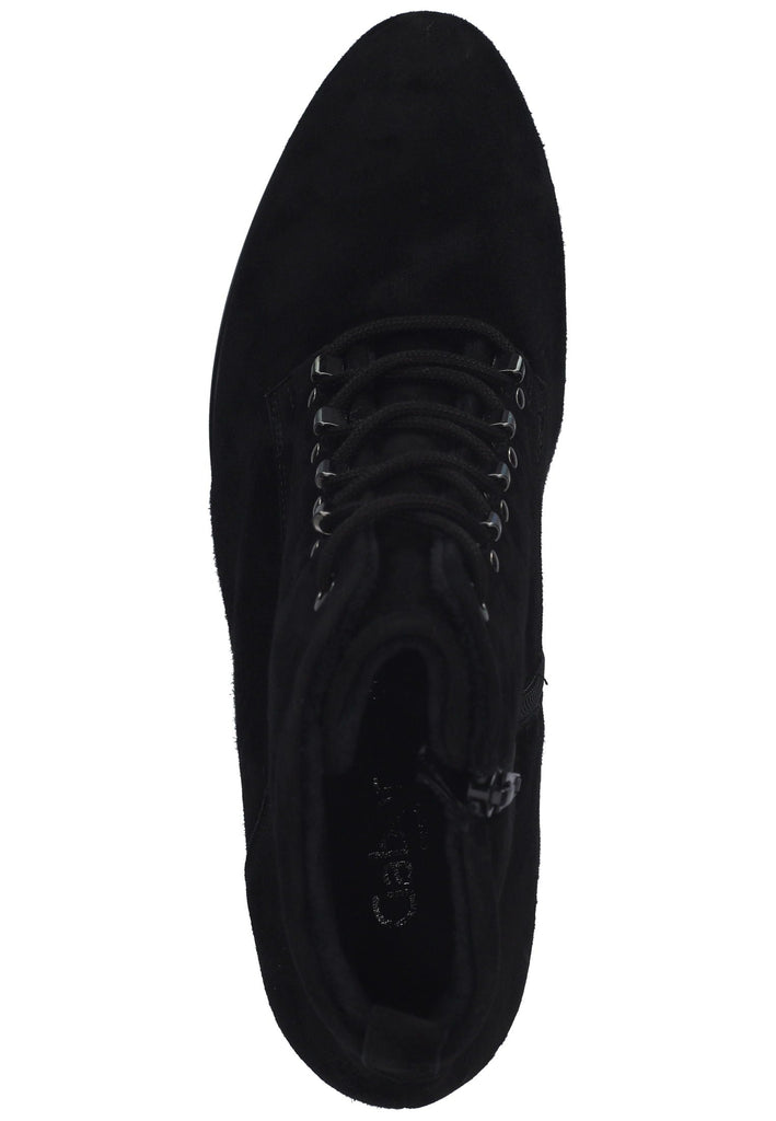 Gabor Stiefelette Leder Schwarz - surf4shoes