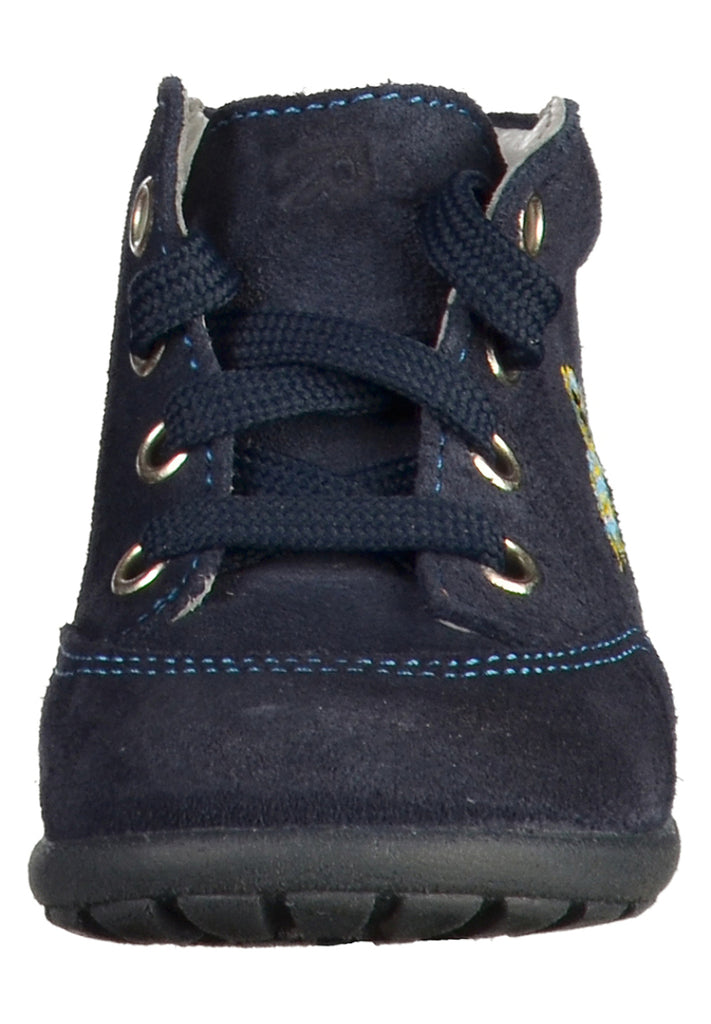 Richter Halbschuhe Veloursleder Dunkelblau - surf4shoes