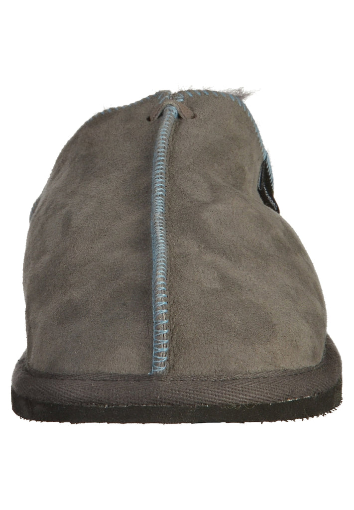 Shepherd Hausschuhe Leder Asphalt - surf4shoes