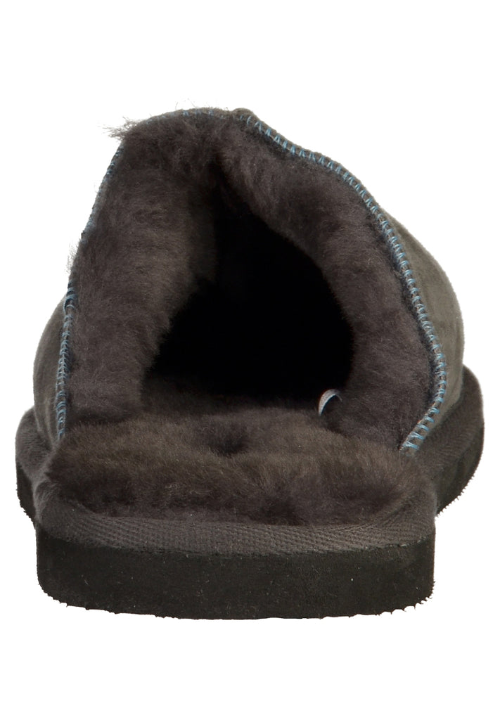 Shepherd Hausschuhe Leder Asphalt - surf4shoes