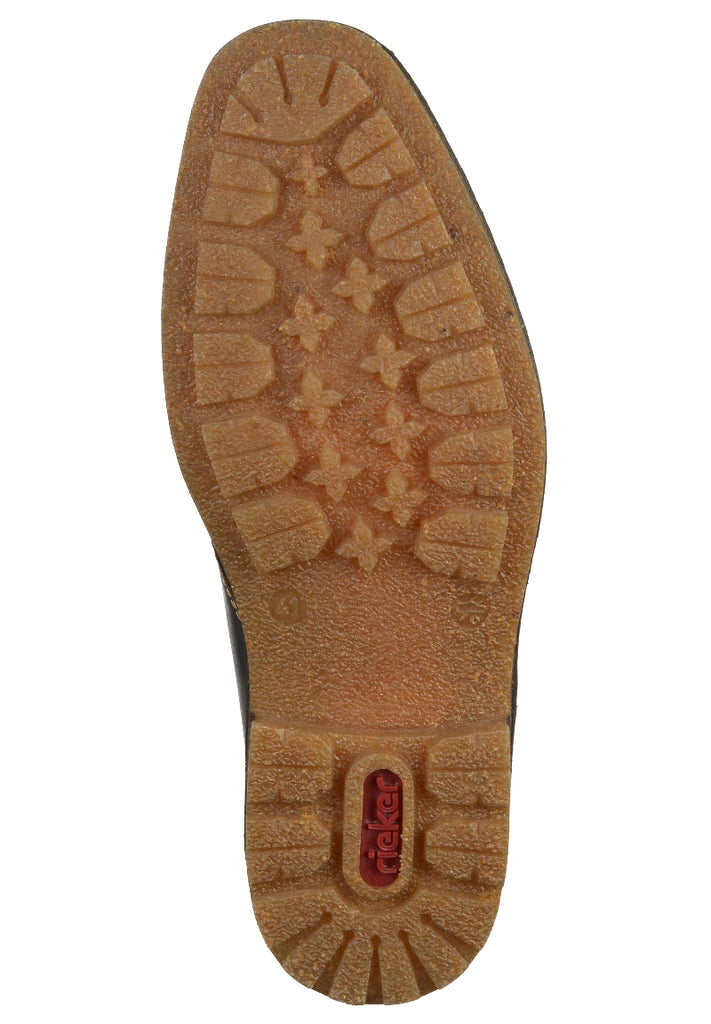 Rieker Stiefel Glattleder Blau - surf4shoes