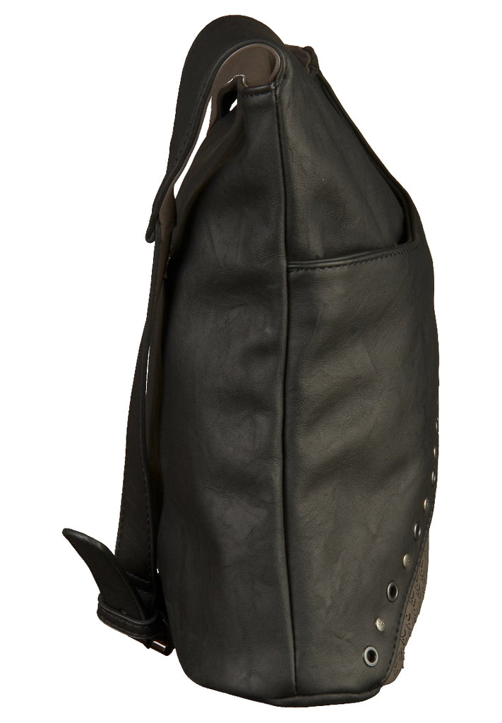 Rieker Taschen Lederimitat Schwarz - surf4shoes