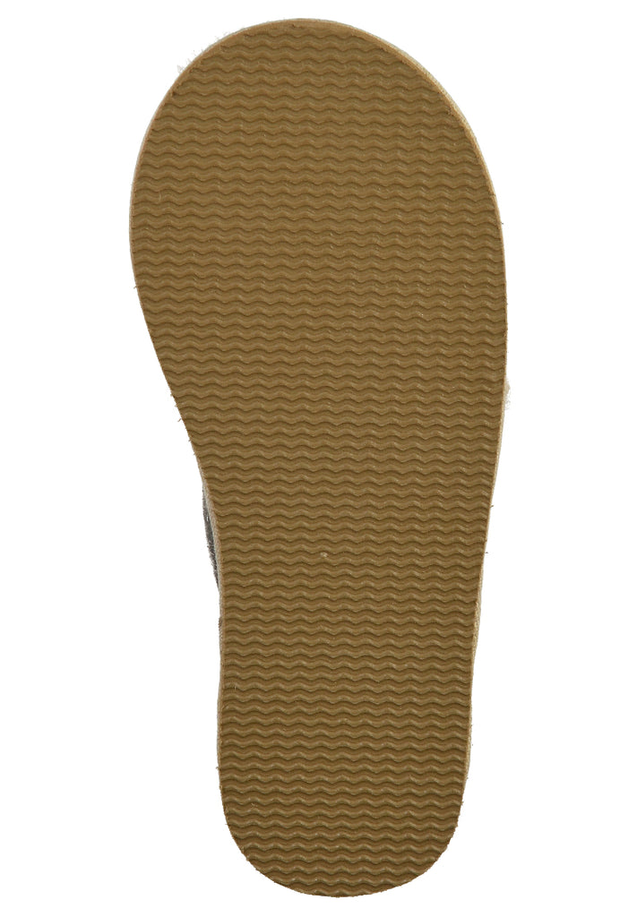 Shepherd Hausschuhe Leder Silber - surf4shoes