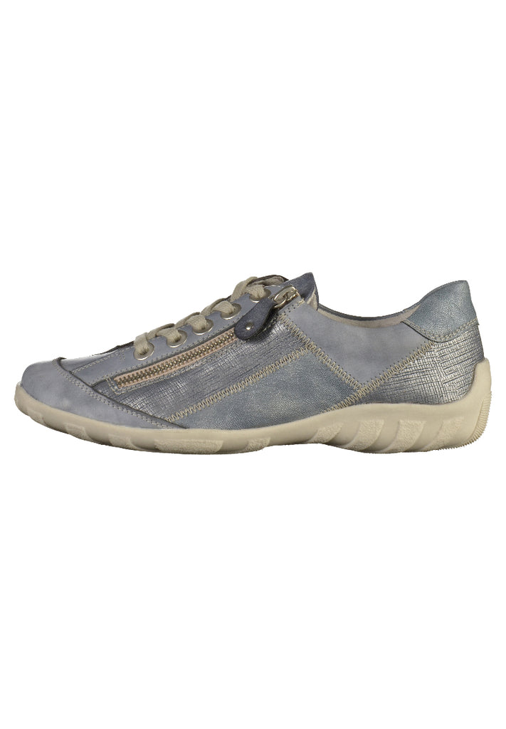 Remonte Sneaker Leder Blau - surf4shoes