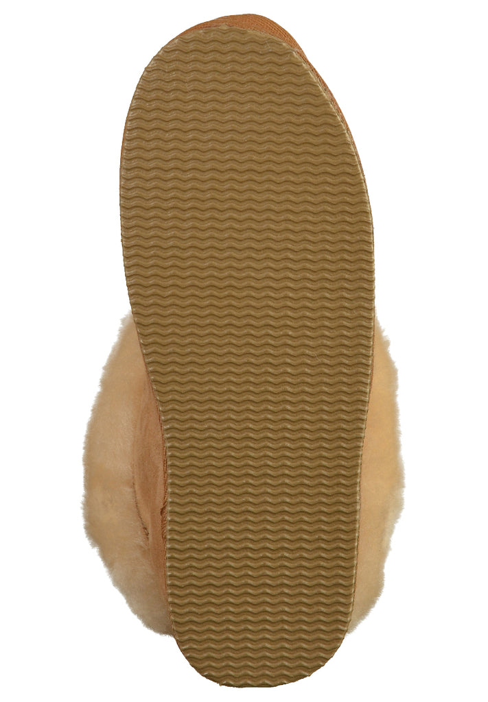 Shepherd Hausschuhe Leder Chestnut - surf4shoes