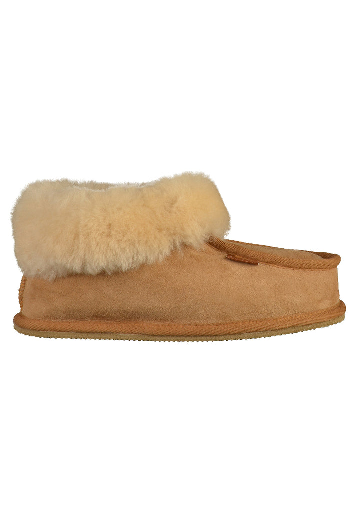 Shepherd Hausschuhe Leder Chestnut - surf4shoes