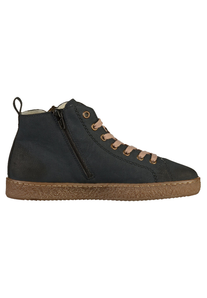 Rieker Sneaker Lederimitat Blau - surf4shoes