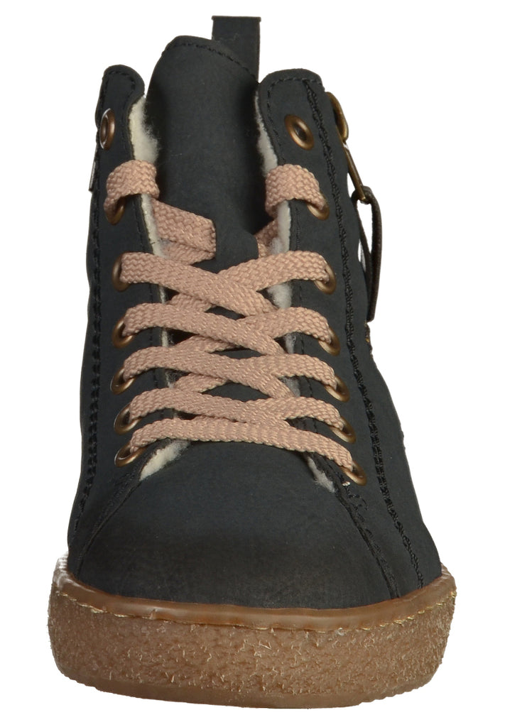 Rieker Sneaker Lederimitat Blau - surf4shoes