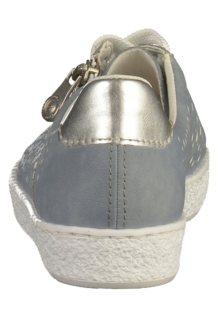 Rieker Sneaker Lederimitat Blau - surf4shoes