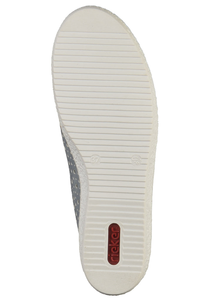 Rieker Sneaker Lederimitat Blau - surf4shoes