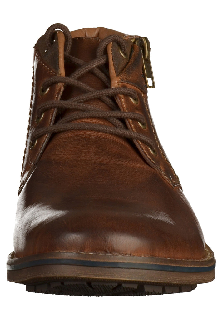 Rieker Stiefelette Glattleder Braun - surf4shoes