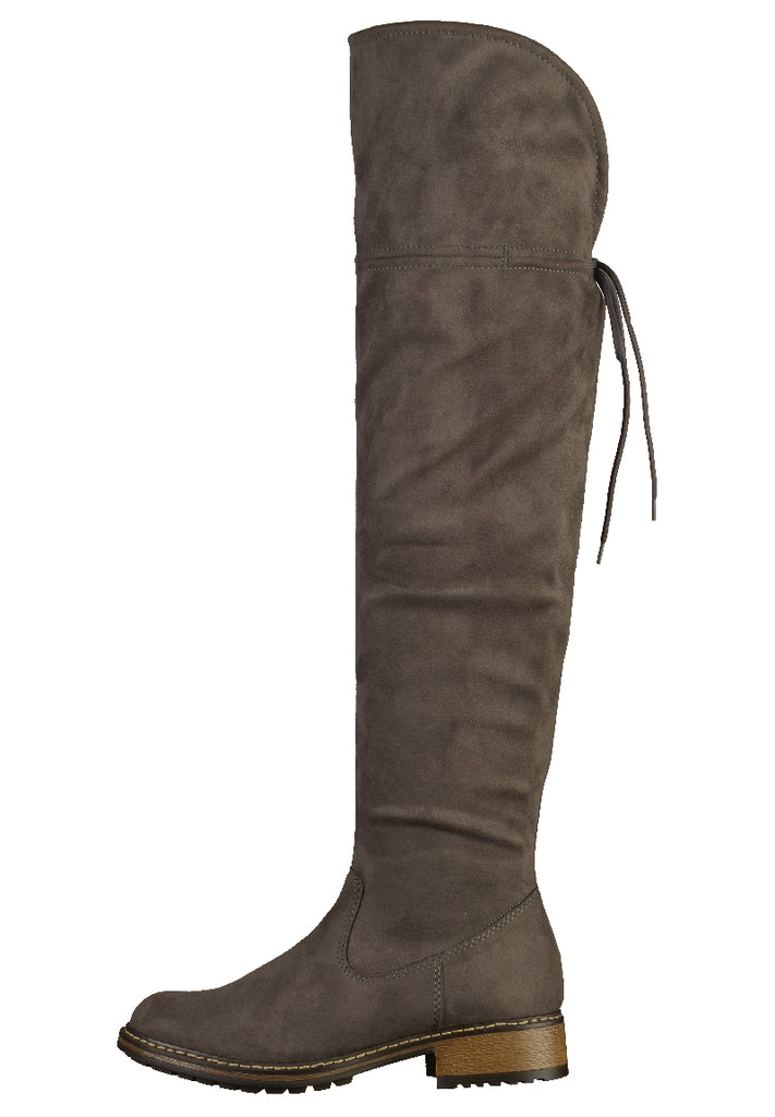 Rieker Stiefel Lederimitat Grau - surf4shoes