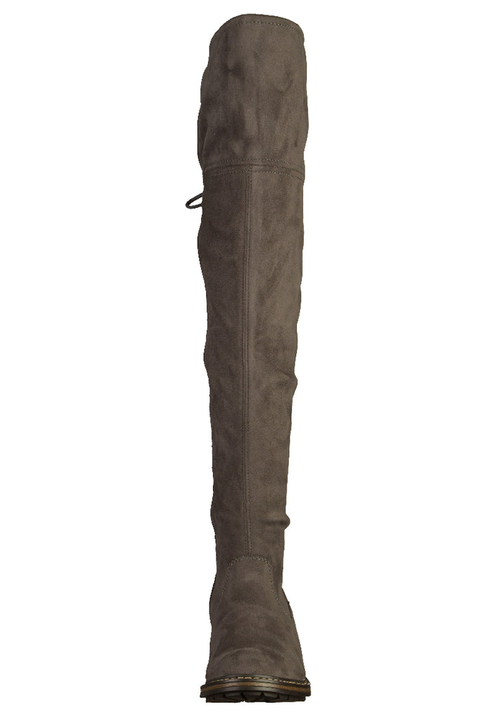 Rieker Stiefel Lederimitat Grau - surf4shoes