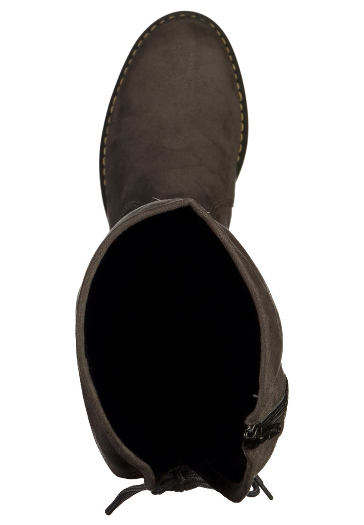 Rieker Stiefel Lederimitat Grau - surf4shoes