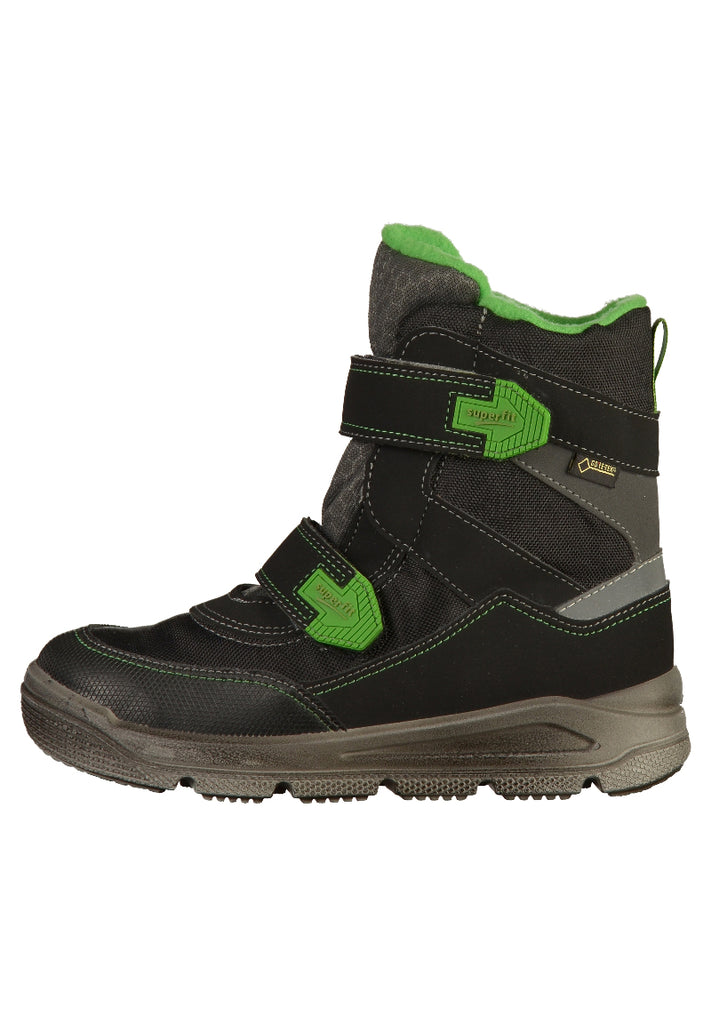 Superfit Stiefelette Lederimitat/Mesh Schwarz - surf4shoes