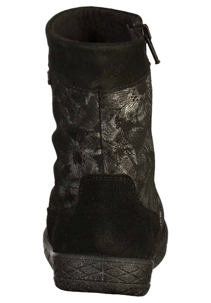 Superfit Stiefelette Veloursleder Schwarz - surf4shoes