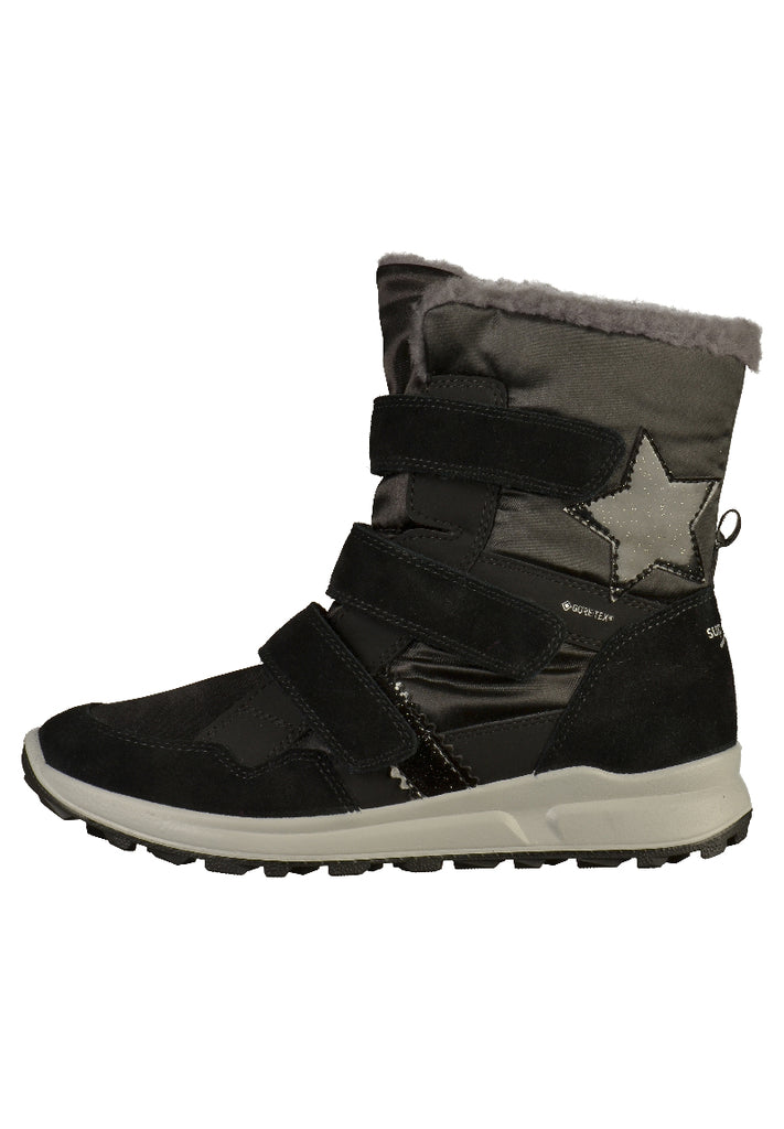 Superfit Stiefelette Leder/Textil Schwarz - surf4shoes